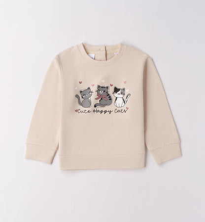 CUTE HAPPY CATS - Felpa