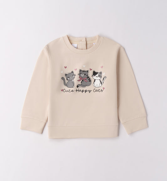 CUTE HAPPY CATS - Felpa