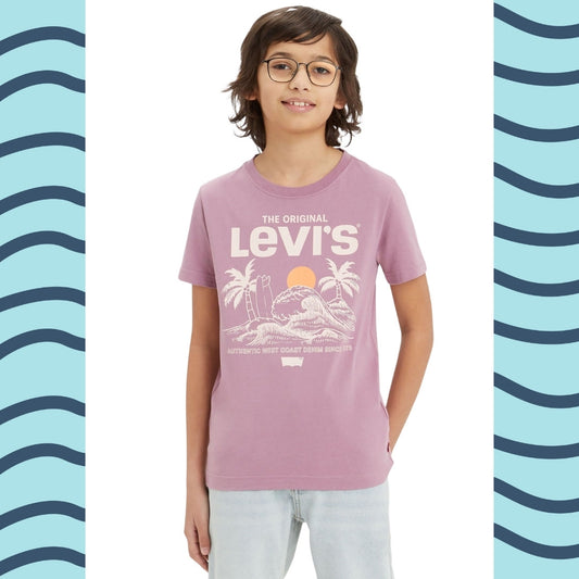 Vintage Surf e Sport - Coastline View T-Shirt (10-16 ANNI)