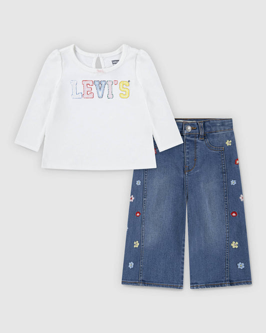 Completo Crochet Top+Denim