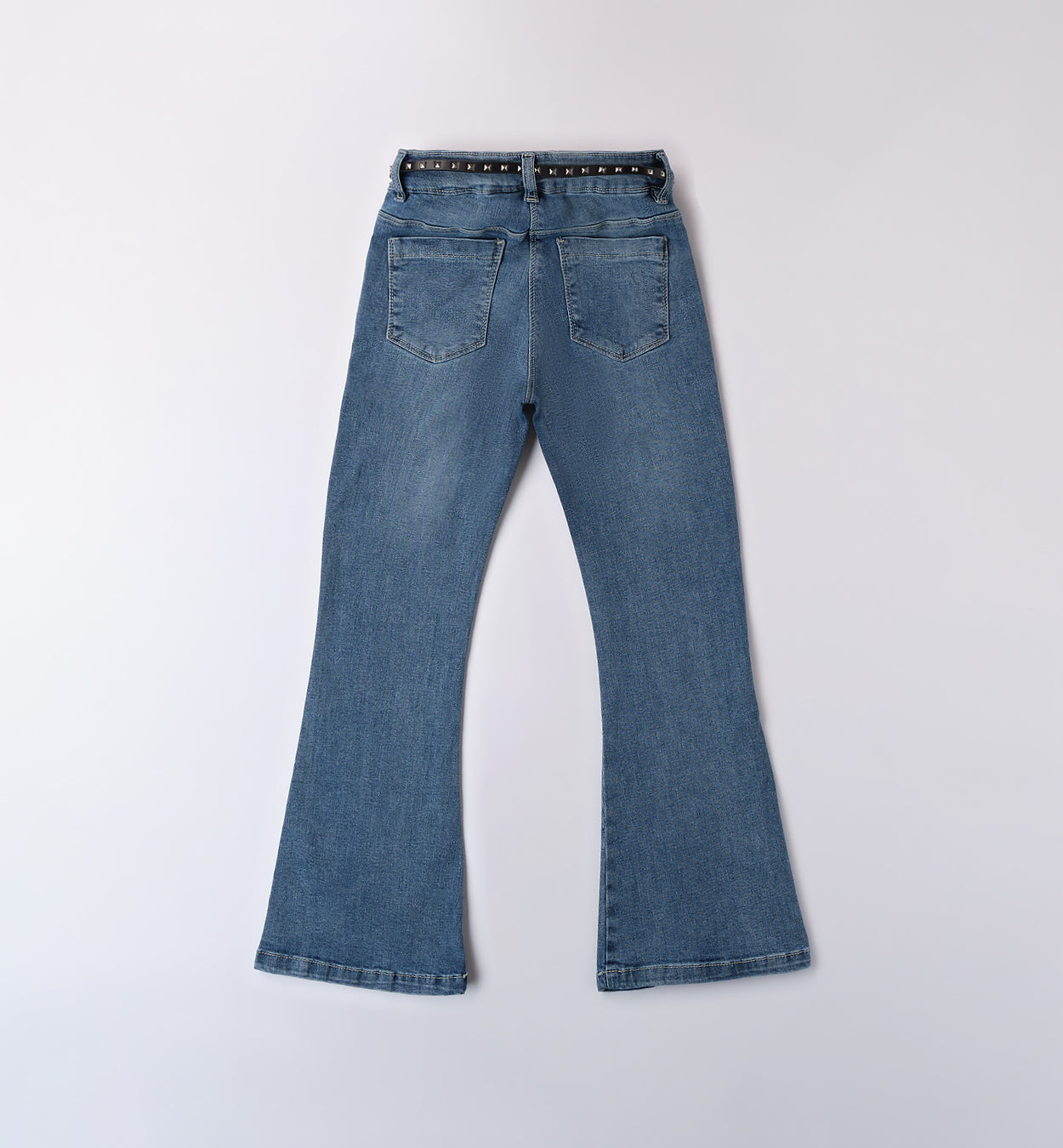 Jeans a zampa c/cintura