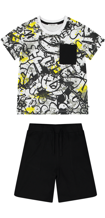 Completo t-shirt e pantaloncino