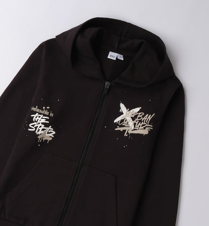 STREET VIBES - Felpa c/cappuccio e zip