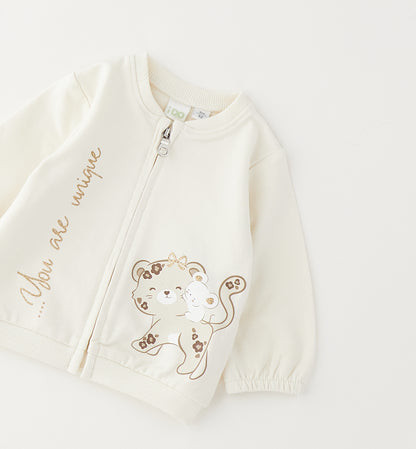 SWEET ANIMAL - Felpa c/zip