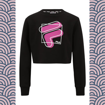 LORSCHEID - Felpa Cropped Logo Grafico