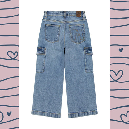 Denim Girl - Pantaloni c/tasconi