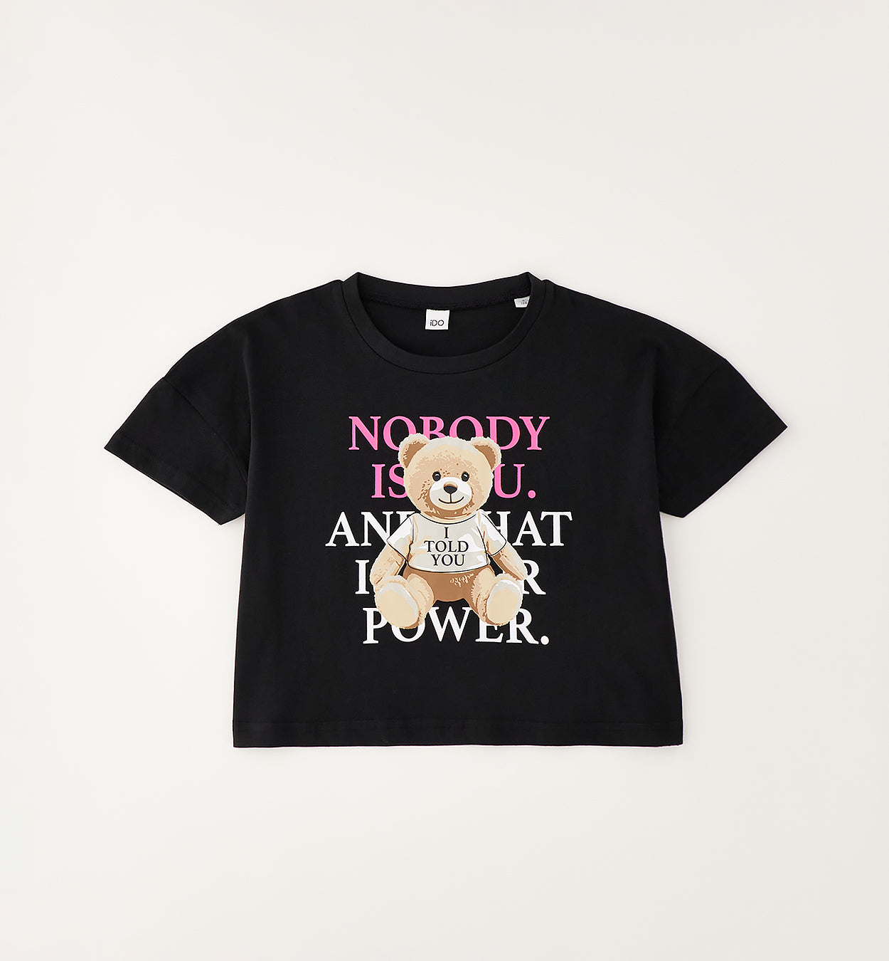NOBODY -  T-shirt Crop