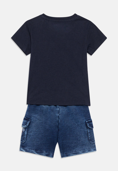 Completo T-Shirt+Pantaloncino Denim