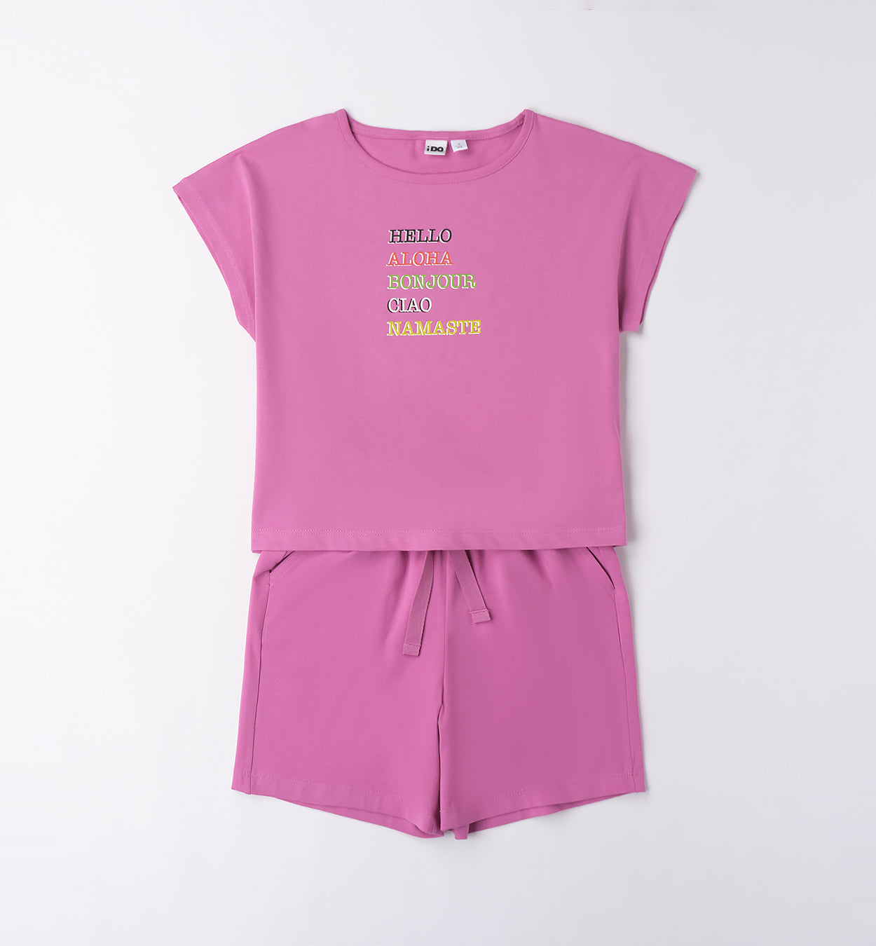 FLOWERS - Completo T-Shirt+Pantaloncino