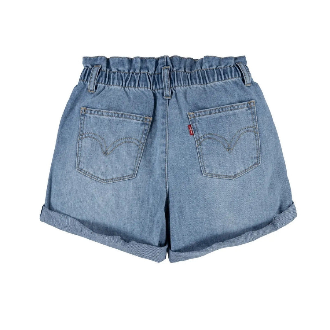 Jeans shorts a vita alta