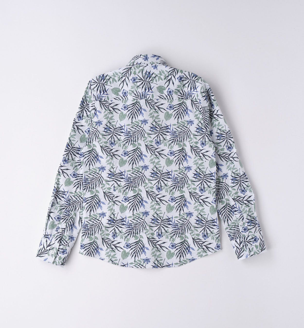 Satin e true blue - Camicia a fantasia