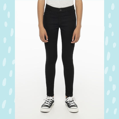 Pull-On Jeggings - BLACK