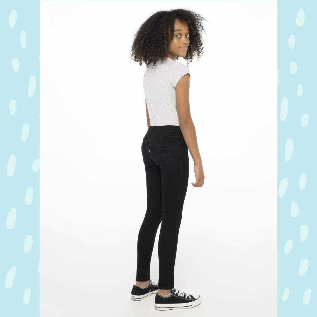 Pull-On Jeggings - BLACK