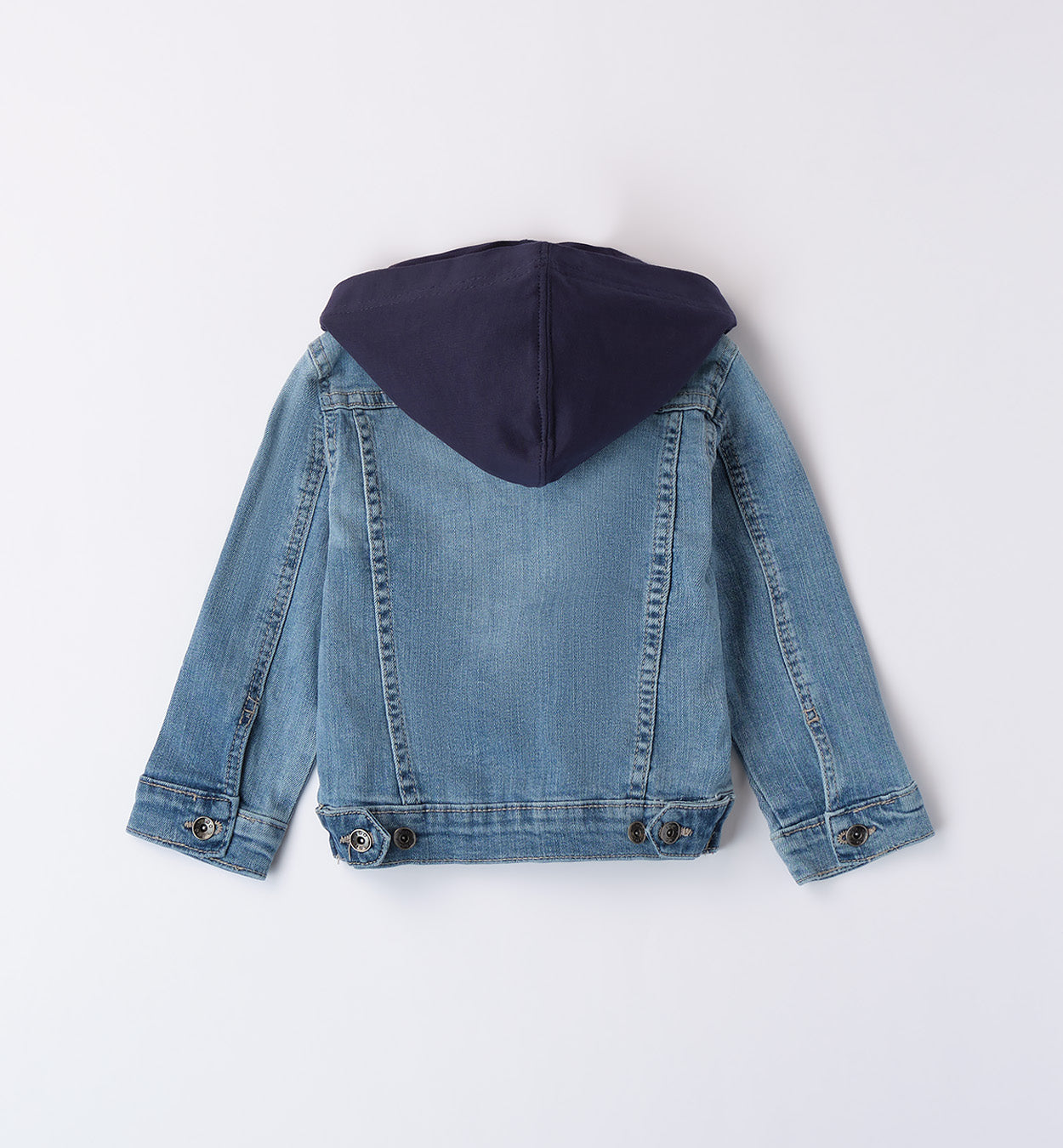 Denim Everyday - Giubbotto di jeans c/cappuccio