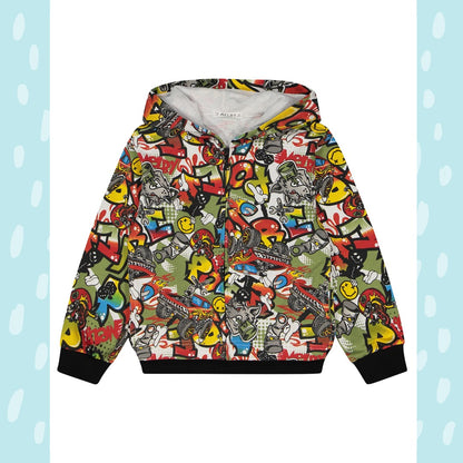 Take risk - felpa con cappuccio e zip