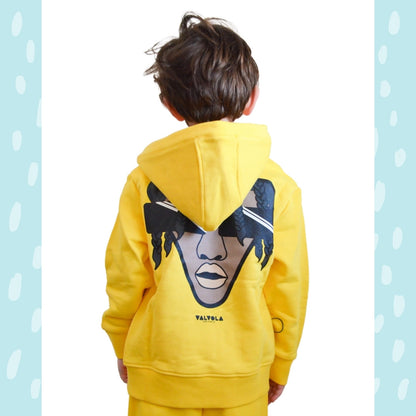 Felpa con cappuccio e zip