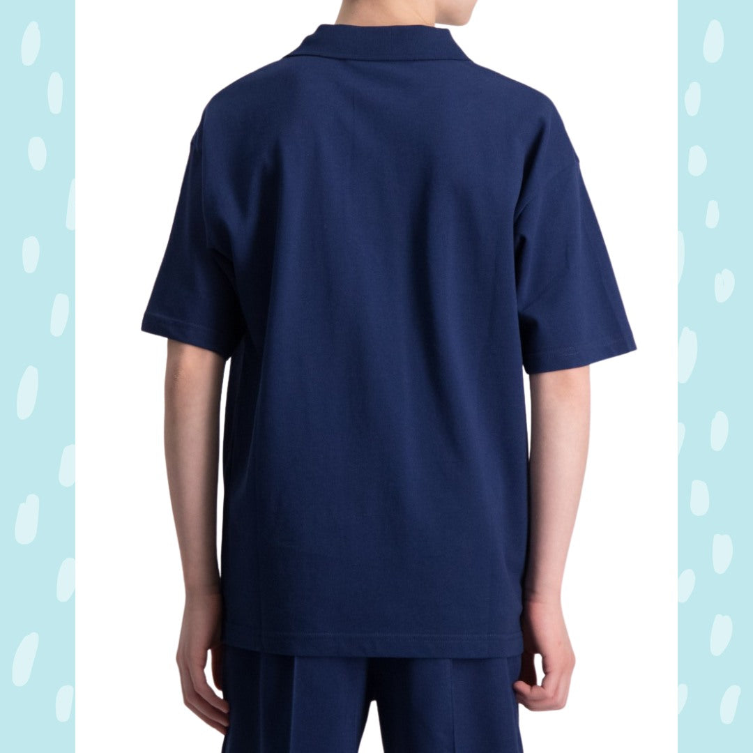 TEISING - relaxed polo in pique
