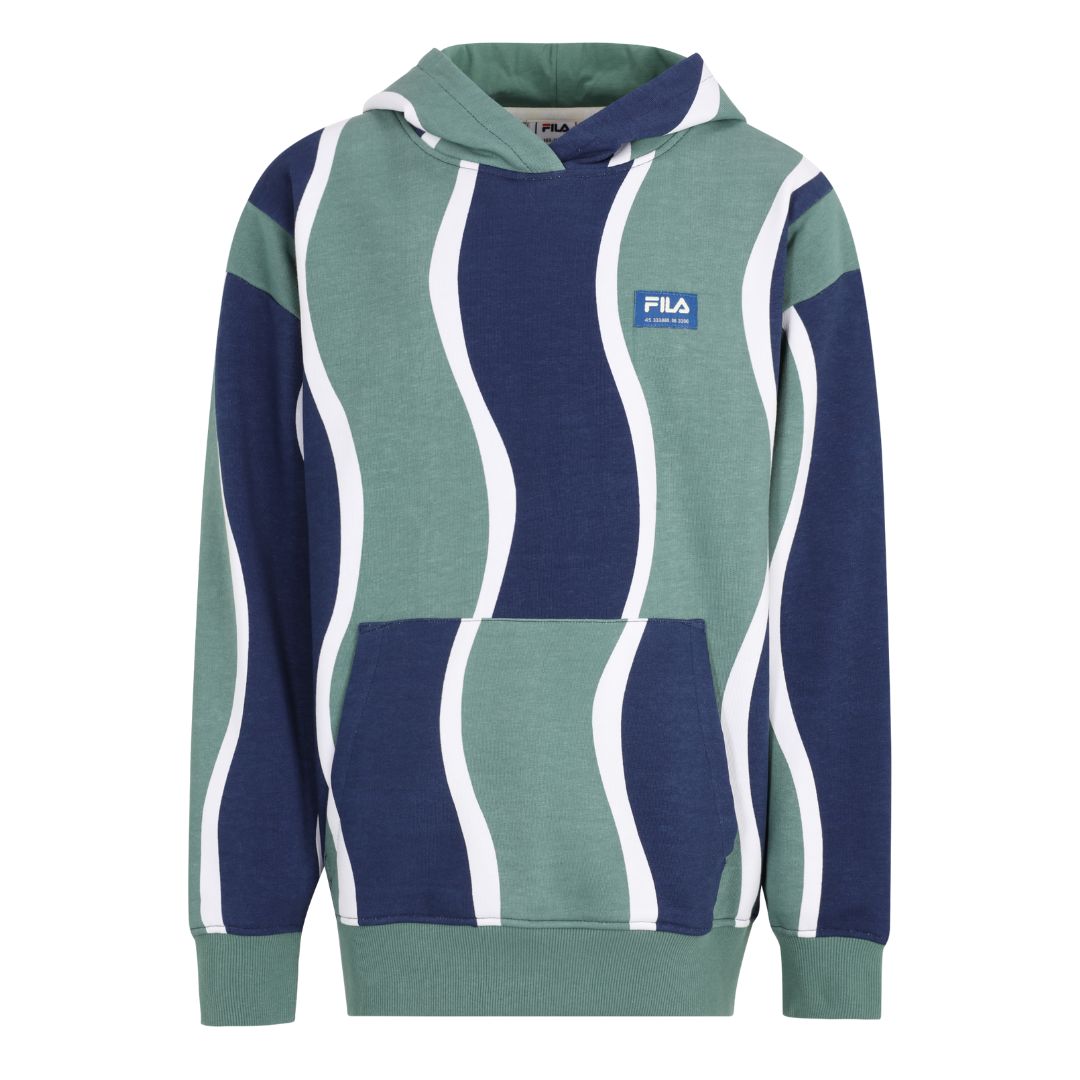 TECHENTIN AOP - felpa con cappuccio oversized