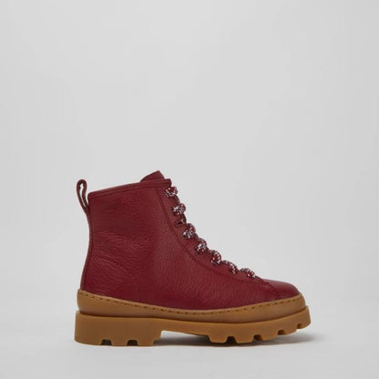 Stivaletto stringato rosso - Brutus kids
