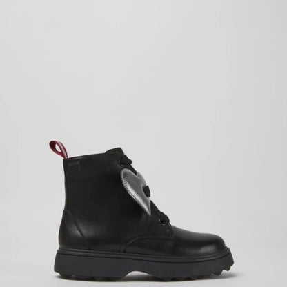 Stivaletto stringato nero - Norte kids