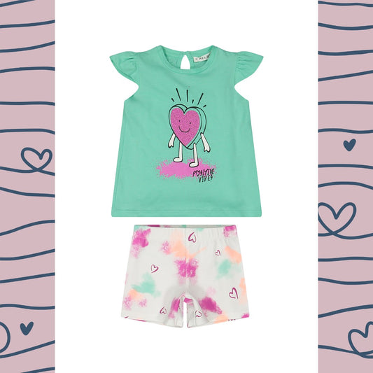 Completi Baby Girl - I Love Rome - Completo T-Shirt e Pantaloncino