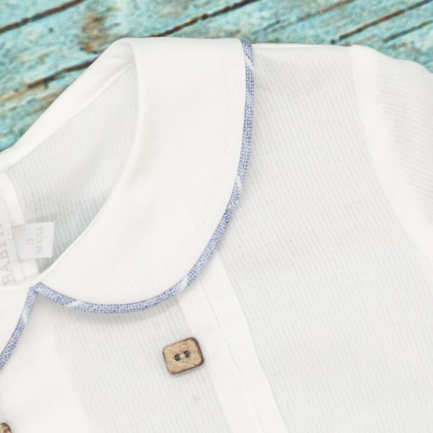 BABY A. Completo Camicia Body e Pantaloncino