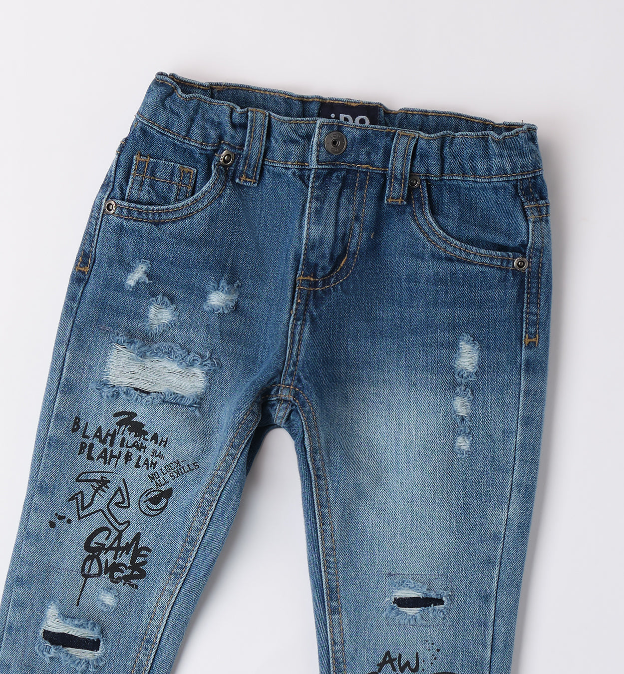 Just Kickin It - Jeans c/stampe Carrot Fit