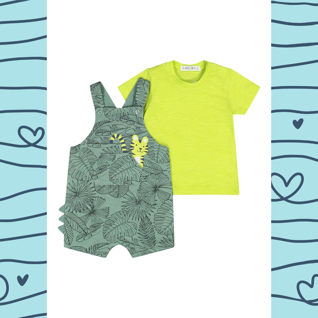 Wild Friends - Completo salopette e t-shirt