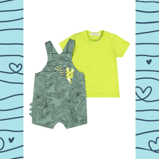 Wild Friends - Completo salopette e t-shirt