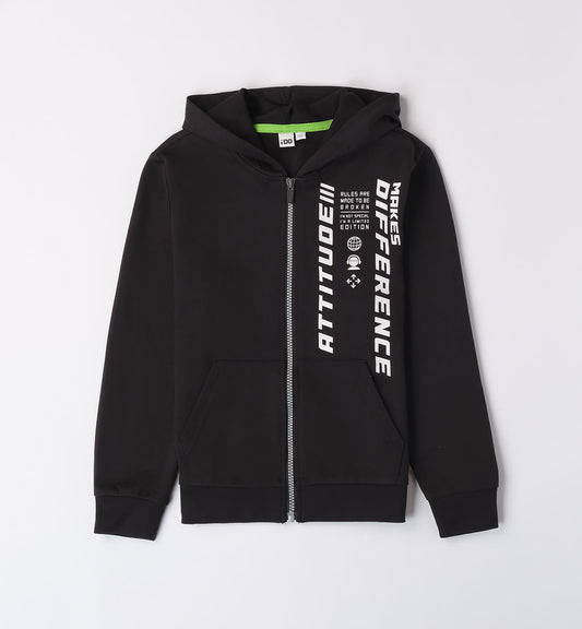 Attitude - Felpa c/zip e Cappuccio