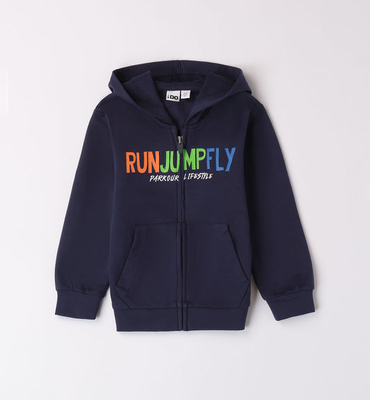 Jump - Felpa c/zip e Cappuccio